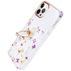【在庫セール】携帯ケース アイフォン15 スマホケース ストラップホール プロマックス 耐衝撃 女性人気 カバー キャラクター おしゃれ (iPhone15 可愛い 花柄 Pro Pro クリア Max Max リング付き 6.7 ケース iPhone15 花