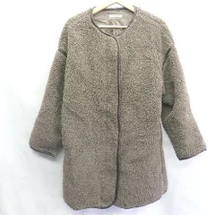 ◇ ⊇ classicalelf クラシカルエルフ 長袖 ボアコート サイズM ブラウン系 レディース E  【1409100063356】