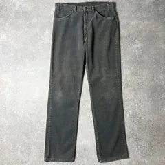 80s USA製 Levis 519 1557 細畝 コーデュロイ パンツ 34 34 / 80年代 アメリカ製 ビンテージ スリム コーズ チャコール