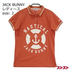 JACK BUNNY ジャックバニー 半袖ポロシャツ オレンジ系 2 [240001984156]#
