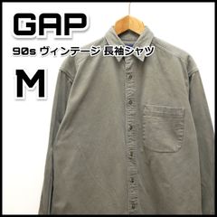 90s ヴィンテージ GAP ギャップ 長袖シャツ M メンズ 古着 古着