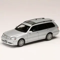 【中古】ミニカー 1/43 トヨタ クラウンエステート アスリートG(シルバーメタリック) [PM43154BS]のサムネイル