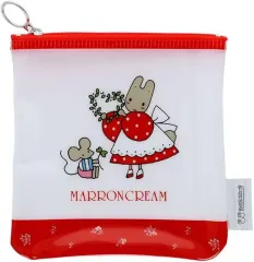 【中古】バッグ マロンクリーム フラットスクエアポーチ レトロサンリオキャラクターズ第4弾 「サンリオキャラクターズ」