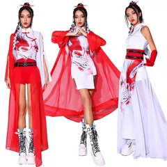チャイナ風 古典風 ダンス衣装 大人 アイドル セクシー ストリート系 練習着 舞台用 ダンス DS演出服 ステージ sexy jazz 練習着 レディー