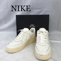 使用感あり NIKE エアフォース１’07LV8 DJ4630-100 AIRFORCE1 UK:9BR:42EUR:44CM:28 ホワイト 28.0cm メンズ 靴