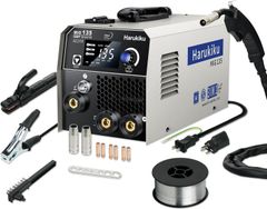 MIG135ノンガス半自動溶接機 100V 200V兼用 130A出力 1台3役 ノンガスMIG/アーク溶接機/LIFT TIG対応