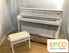 ★65685 【電子ピアノ】ハイブリッドピアノ　YAMAHA　NU1　PBW　16年製