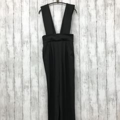 【 Louere 】ルエレ 取り外し可サスペンダーストレートパンツ ブラック L