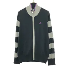 adidas アディダス ゴルフ ニット ジップ ジャケット OT/XG ブラック レディース 古着