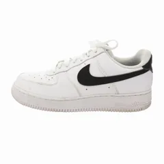 ナイキ NIKE エアフォース AIR FORCE 1 07 スニーカー シューズ ローカット CT2302-100 US7 25.0cm 白 黒 ホワイト ブラック /HO● 0127