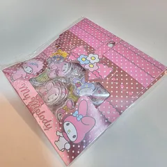 平成レトロ　サンリオ　マイメロディ　オハジキフウフレークシール1　おはじき風シール　キラキラシール