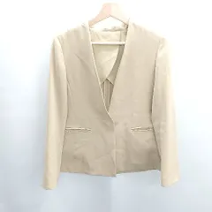 ◇ ⊂ TONAL トーナル 長袖 テーラードジャケット サイズ36 ベージュ レディース E  【1502180035586】のサムネイル