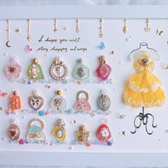 シーグラスアート　オシャレ　プリンセス　香水　化粧品　フレンチガーリー　雑貨 シーグラスアート オシャレ プリンセス 香水 化粧品 フレンチガーリー