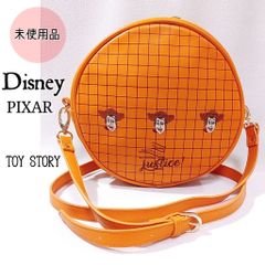 未使用■ショルダーバッグ■Disney PIXAR ディズニーピクサー■Accommode アコモデ■トイストーリー・ウッディ■オレンジ キャメル
