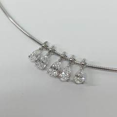 【セールSALE】ミキモト MIKIMOTO　K18WG ダイヤモンド ネックレス 1.18CT