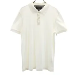 Banana Republic バナナリパブリック 半袖 ポロシャツ L ホワイト メンズ 古着
