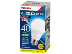【新品・3営業日で発送】TOSHIBA 東芝 ＬＥＤ電球　一般電球形　LDA4N-G-K／40W／2