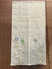 新年セール　古布の絣 のれん　ハンドメイドＢ 古布の絣 のれん ハンドメイドB（ハンドメイド 古布パッチ