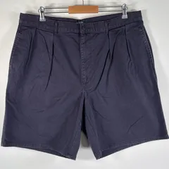 古着 90's/90年代 ポロバイラルフローレン Polo by Ralph Lauren USA製 ショートパンツ チノパン 大きいサイズ w49  ネイビー メンズ