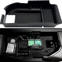 トヨタ アームレスト セカンダリストレージ ボックス カムリ XLE XSE 2018-2020 カムリ LE SE 2020 2 つのスプリング USB ポート ブラ