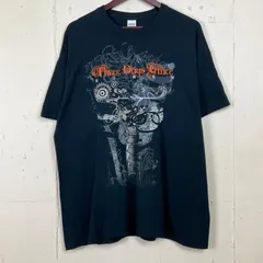 Three Days Grace スリーデイズグレイス ツアー 2015 バンド Tシャツ 古着 メンズXL ブラック 黒 両面プリント【f240416029】