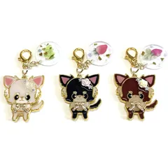 【ハンドメイド】レジン　子犬　チワワ　ストラップのサムネイル