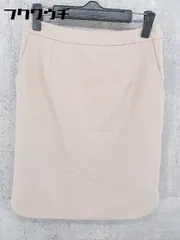 ◇ BABYLONE バビロン サイドジップ 膝丈 タイト スカート サイズ36 ベージュ レディース 【中古】 【1002802458835】のサムネイル