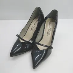 ◇ Θ Oriental Traffic ストラップ付き パンプス サイズ35 ブラック レディース E  【1409100012804】