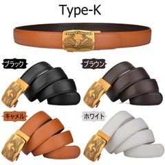メンズ　ベルト　オートロックベルト　本革　穴無しベルト　自動ロックベルト　オートロック式ベルト　穴なし　ヴィンテージ　龍　おしゃれ かっこいい 高級 スポーツ　TypeK