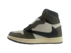 ◇国内正規 未使用 極美品 NIKE ナイキ×Travis Scott Air Jordan 1 High OG TS SP トラヴィス・スコット エア ジョーダン1 ハイカットスニーカー サイズ UK7.5 26.5cm CD4487-100◇