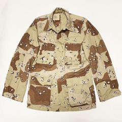 ■実物米軍ミリタリーBDUジャケット・デザートカモSALL/LONG美品■