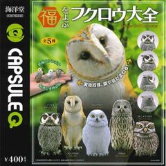 海洋堂カプセルQ 福をよぶフクロウ大全