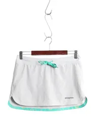 【お得なクーポン配布中!】 パタゴニア ナイン トレイルズ スカート レディース S / 14年製 アウトドア ミニスカート ショートパンツ インナー付き ストレッチ 軽量 灰