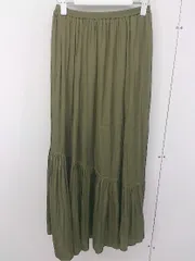◇ aquagirl アクアガール ウエストゴム ロング ギャザー スカート サイズ36 カーキ レディース  【中古】 【1205310008053】のサムネイル