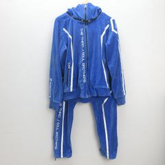 G■24karats/Blue Impact 三代目J Soul Brothers 2014 ベロアジャージセットアップ/233720【M】青/men's/56【中古】■