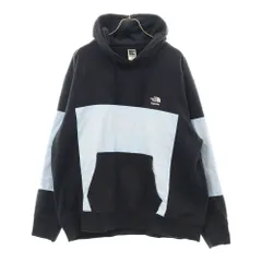 SUPREME (シュプリーム) 22SS ×THE NORTH FACE Bandana Hooded Sweatshirt NT02208I ザノースフェイス バンダナ コットンスウェットプルオーバーパーカー フーディー ブラック/ブルー