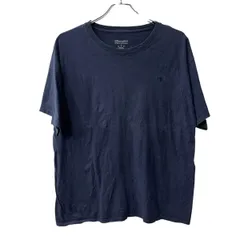 Champion 半袖 ロゴ Tシャツ L ネイビー チャンピオン クルーネック 古着卸 アメリカ仕入 a707-5779