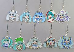 [중고] 스트랩 (캐릭터) 전 10 종 세트 [SNOW MIKU 2019 러버 스트랩 컬렉션]