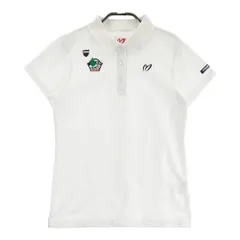 サイズ：0 MASTER BUNNY EDITION マスターバニーエディション  半袖ポロシャツ  ホワイト系 [240101272052]# ゴルフウェア レディース ストスト