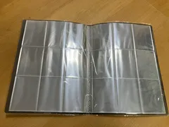 ２冊　黒トレーディングカードファイル