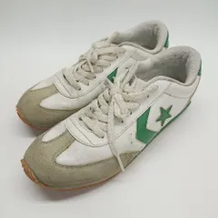 ◇ CONVERSE ｺﾝﾊﾞｰｽ スニーカー オールスター ウェポン NEXTAR　ネクスター 24.5ｃｍ ホワイト グリーン レディース E  【1301260038352】