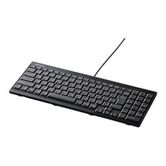 ブラック_単品 バッファロー BUFFALO USB接続 有線スリムキーボード ブラック BSKBU14BK