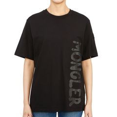 L29 MONCLER モンクレール 8C00010 829HP ブラック Tシャツ ロゴ 半袖 size XS