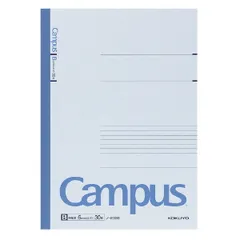 （まとめ買い）コクヨ キャンパスノート B罫 中横罫 A4 1号 罫幅6mm 30枚 ノ-203B 【10冊セット】