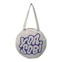ラウンドトートバッグ　ネイビー　YOASOBI 超現実　ヨアソビ　ライブグッズ　限定