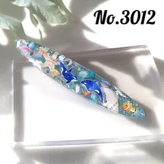 No.3012  熱帯魚とシャチのヘアクリップ