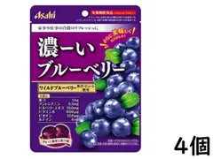 アサヒグループ食品 濃ーいブルーベリー 84g ×4個 賞味期限2025/05