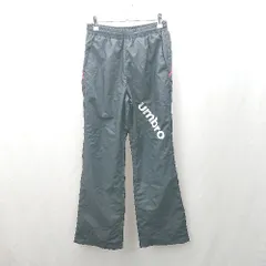 ◇ ⊂ umbro ウエストゴム ナイロンパンツ サイズM ブラック レディース E  【1503050007214】