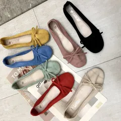 バブーシュタイプのフラットパンプス オールシーズン バレエシューズ パンプス シューズ レディース フラット ローヒール サンダル靴 歩きやすい 美脚靴 シューズ 滑り止め 痛くない 歩きやすい wangjun03