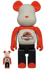 BE@RBRICK - ベアブリック ジュラシック パーク 100% &amp; 400% 映画『ジュラシック・パーク』のBE@RBRICKが100％＆400％の2